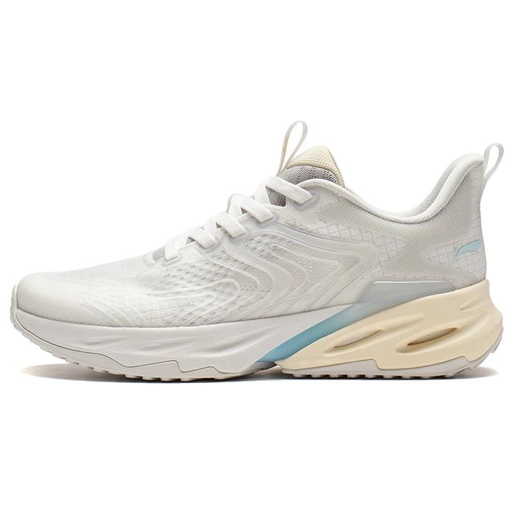 

Li Ning Comfortable Cushioning Slip Resistant Abrasion Resistant Breathable Low top Running Shoes Men s White Gray ARES013-1 39