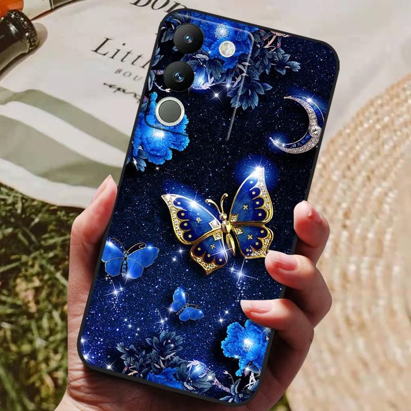 

For Vivo V29e 5G Case New Fashion Cute Cartoon Luxury Soft Silicone Cover For VIVO V29e 5G 6.67 V2317 shockproof Funda Coque For vivo V29e 5G