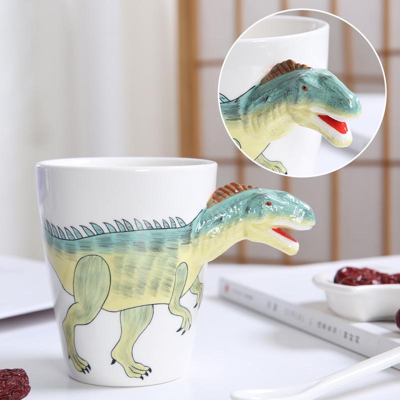 3D Zebra Handle Ceramic Coffee Cup - Unique Animal Gift Cup