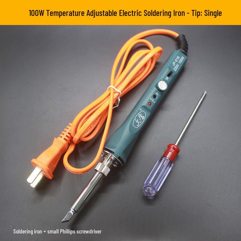 60W Adjustable Temperature Soldering Iron Kit for Electronic Repair - Long Life Inner Heating Type