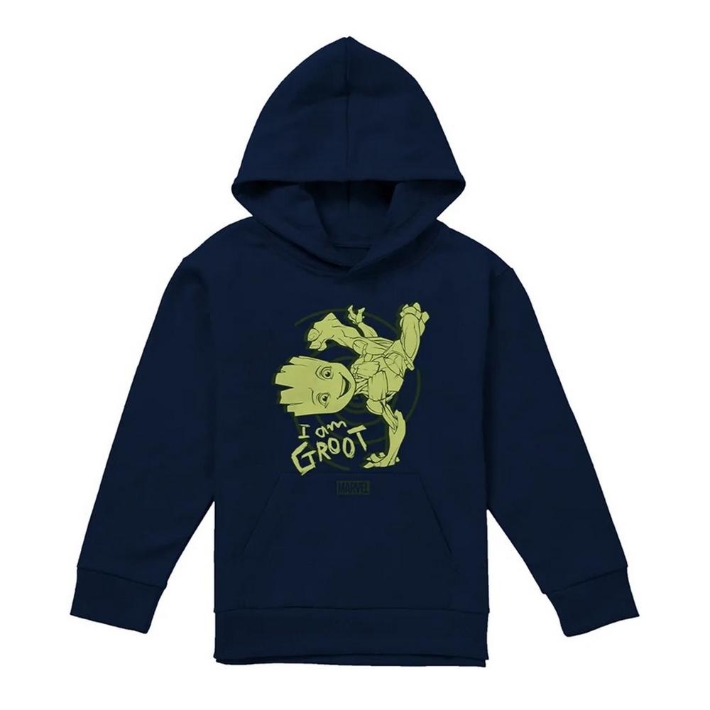 I Am Groot Childrens/Kids Baby Groot Handstand Pull Over Hoodie
