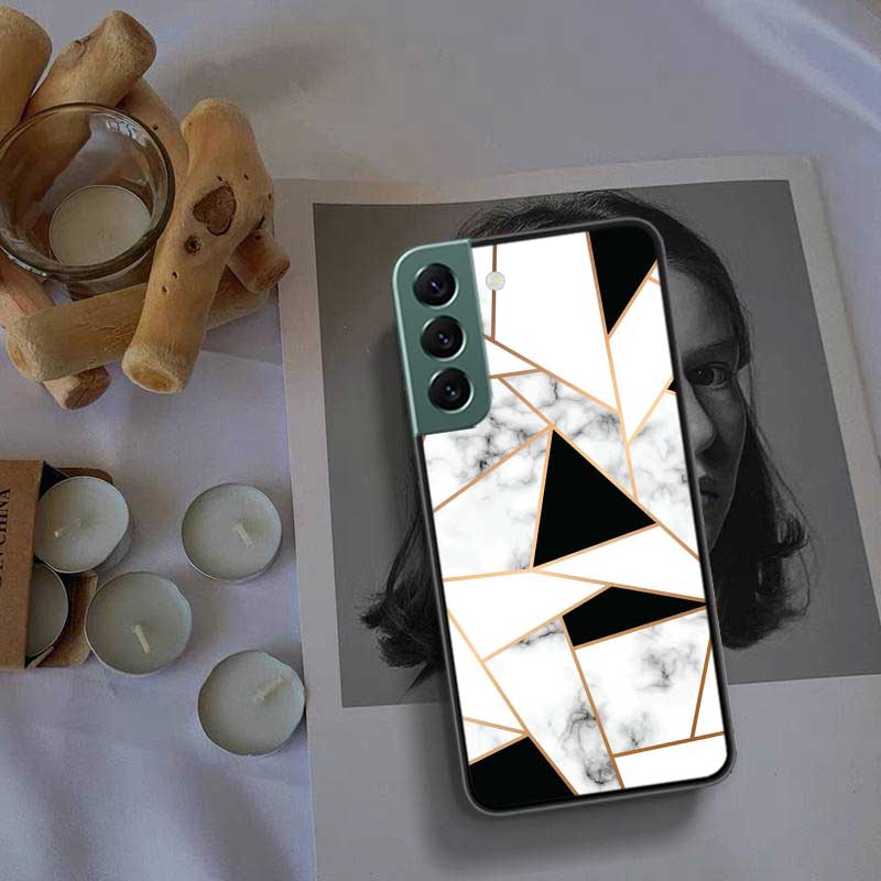 

Чехол для телефона с гальваническим геометрическим мрамором для Samsung Galaxy A12 A22 A32 A42 A52 A72 A54 A34 A24 A14 A73 A53 A33 A23 A13 5G F52 F Samsung F52