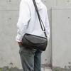 Real Leather Men's Bag Crossbody Street Trend Retro Hand Grabbed Vegetable Tanned Small Square Shoulder