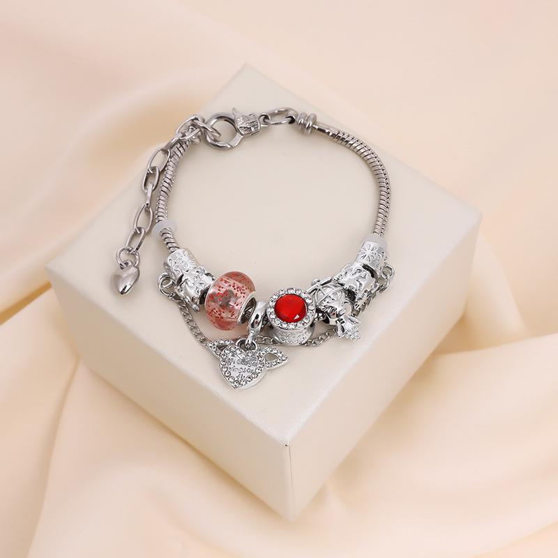 Panjia Ängelvinge DIY Avtagbart Armband – Justerbart Armband i Ins-stil