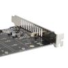 PCI-E Signal Split Array Card PH44 X16 NVME 4 Disk Array Card Support M.2 SSD