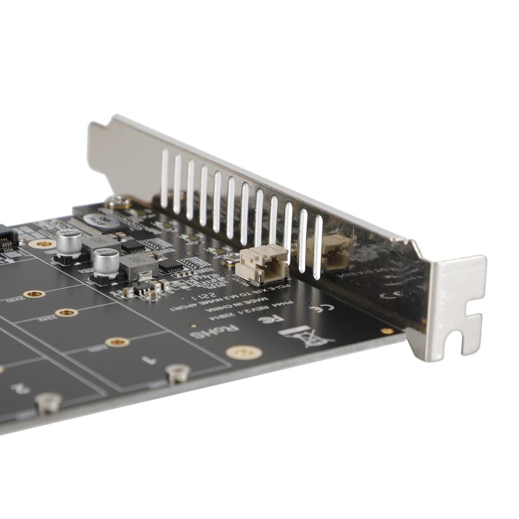 PCI-E Signal Split Array Card PH44 X16 NVME 4 Disk Array Card Support M.2 SSD