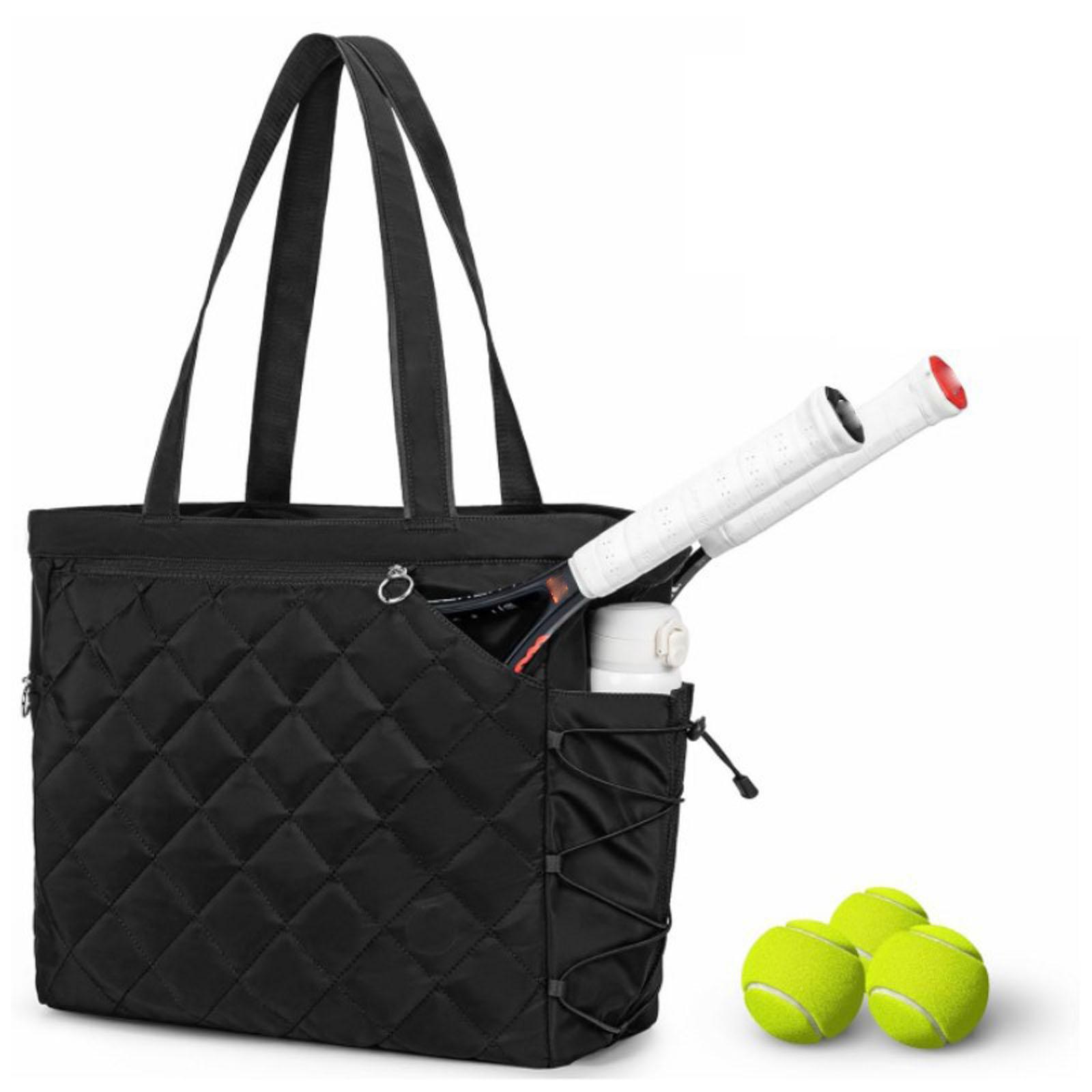 

Unisex Tennis Handbag - Lightweight Racket Bag with Shoe Compartments, Holds 2-4 Tennis Rackets, Versatile Sports Bag for Men Women One Size