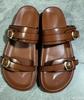 Damen Klassisches Schnallendesign Freizeit Dicksohlige Hausschuhe Damen Strandschuhe Offene Zehen Flache Schuhe Modische Damen Sandalen