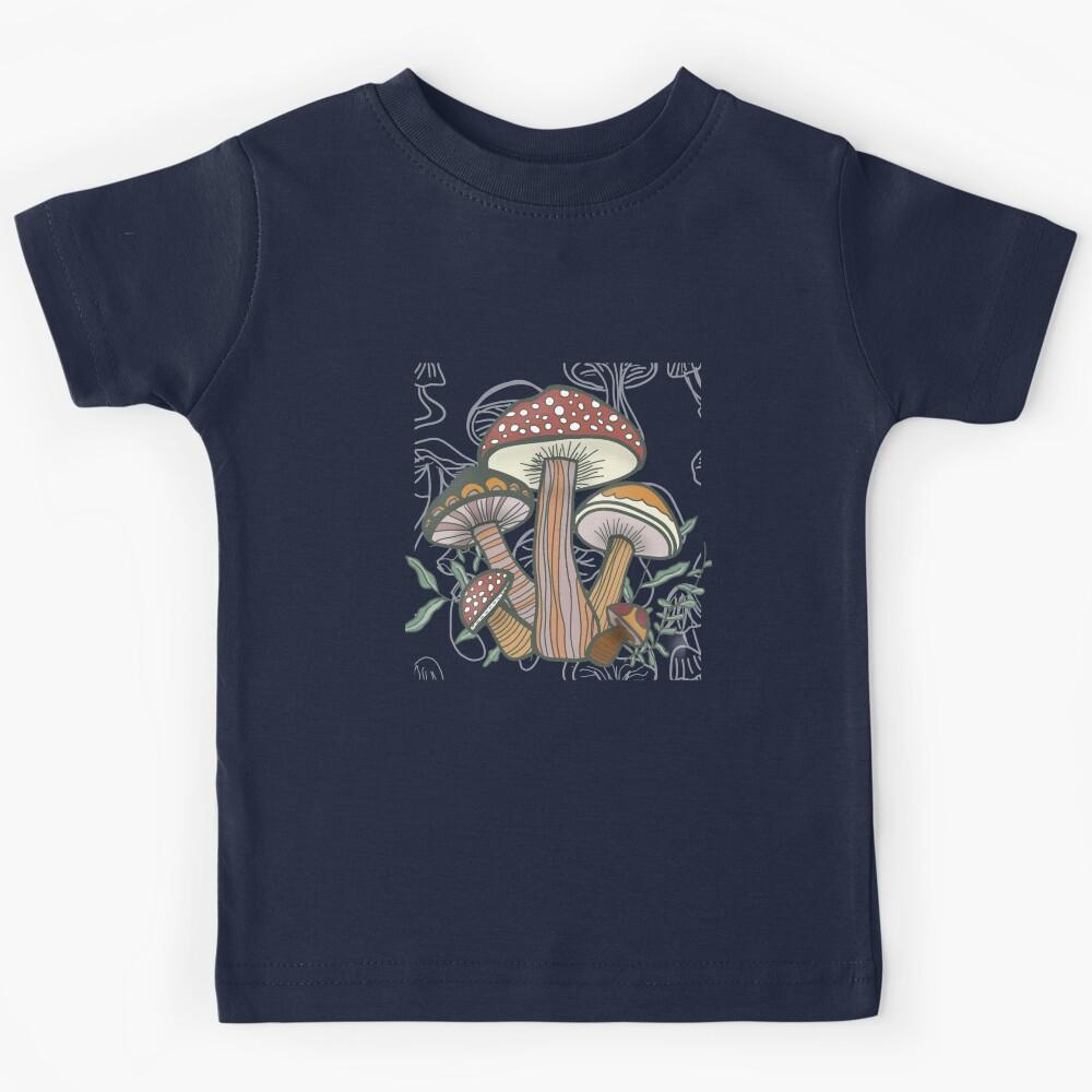 Forest Mushrooms Kids T-Shirt 100