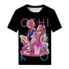 Summer Men's Soft 3D Printed Trendy Dog Pattern Quick Drying Short Sleeve Top Outdoor Fashion Men's Round Neck T-shirt