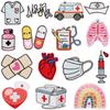 Band-Aid Computer Embroidery Chapter Boy Clothes Decoration Pills Patch Sticker Cartoon Human Organs Embroidery Cloth Sticker Heart