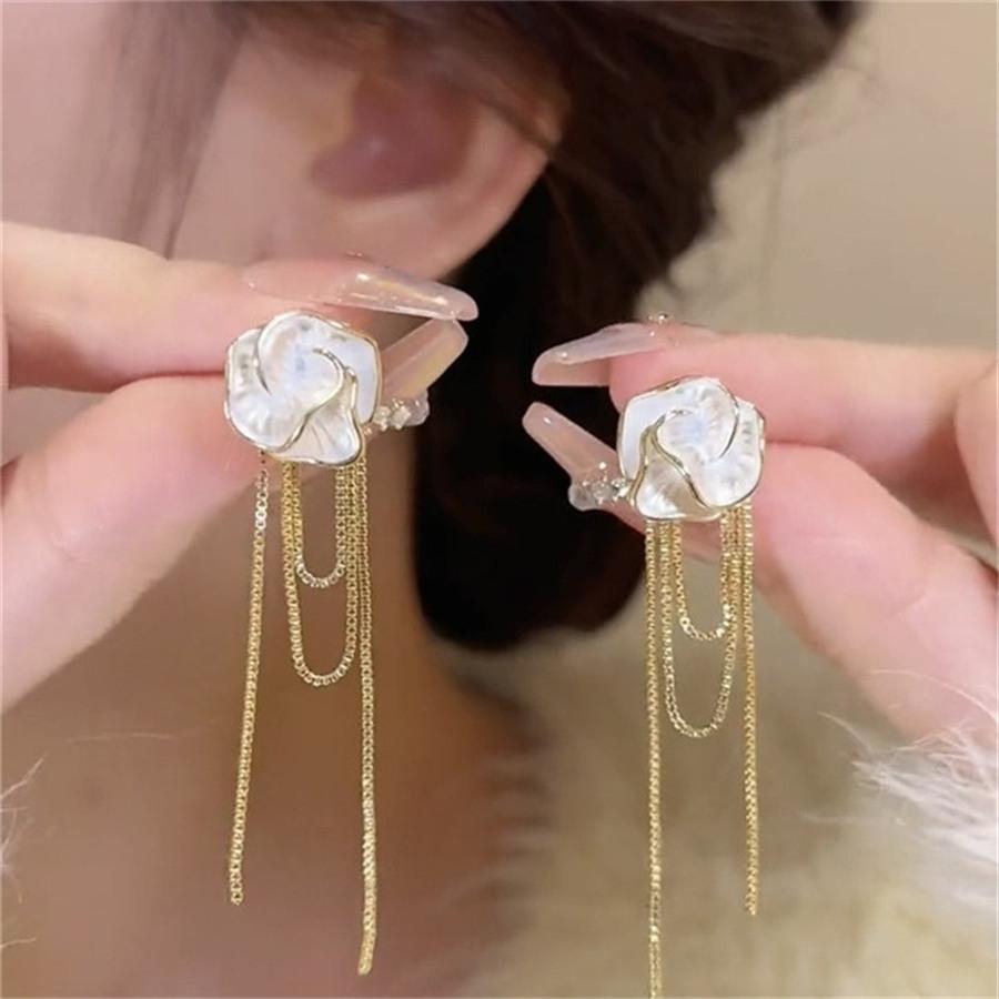 

Transparent Square Crystal Pendant Hanging Earring for Women Bohemia Trendy Geometric Drop Dangle Earrings Wedding Jewelry