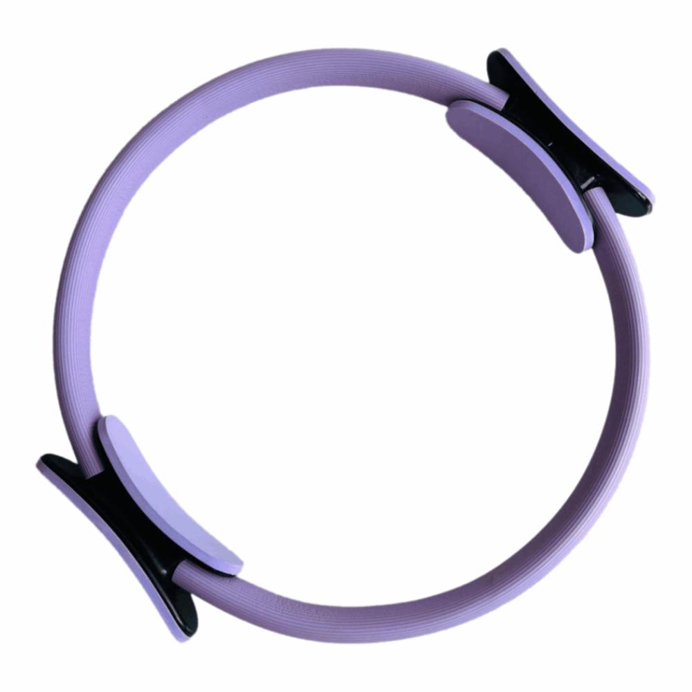 Fiberglass Pilates Ring Non-Slip Grip Resistance Circle Shaping Yoga Ring  Exercise Equipment