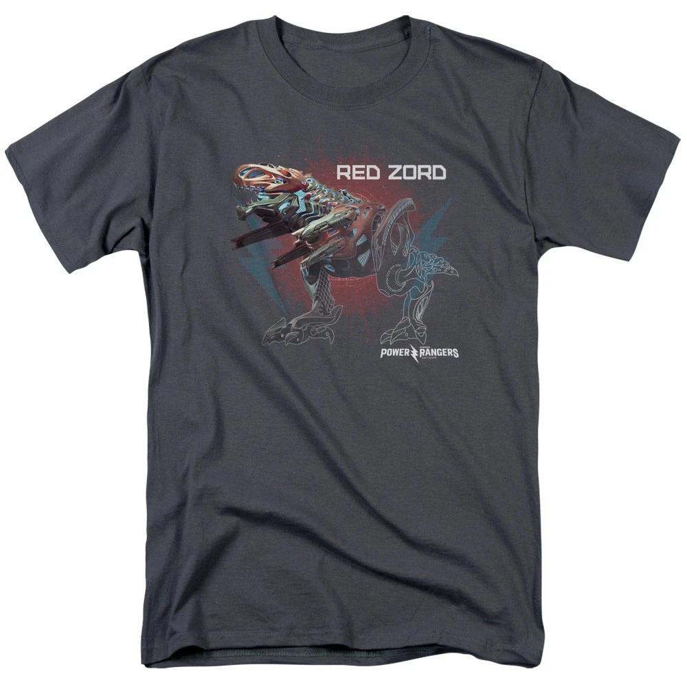Power Rangers - Red Zord - Unisex Short Sleeve Children s T-shirt - Gray 160