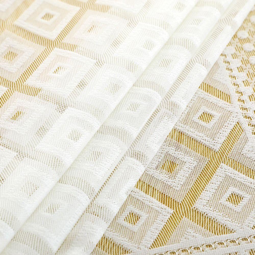 Non-slip Lace Tablecloth Sheer Table Mat Fashion Coffee Table Cover  Photography Backdrop Decor