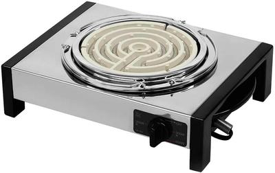 Ishizaki Electric Manufacturing Co., Ltd. Electric Stove, Stainless Steel, SK-65V, Silver
