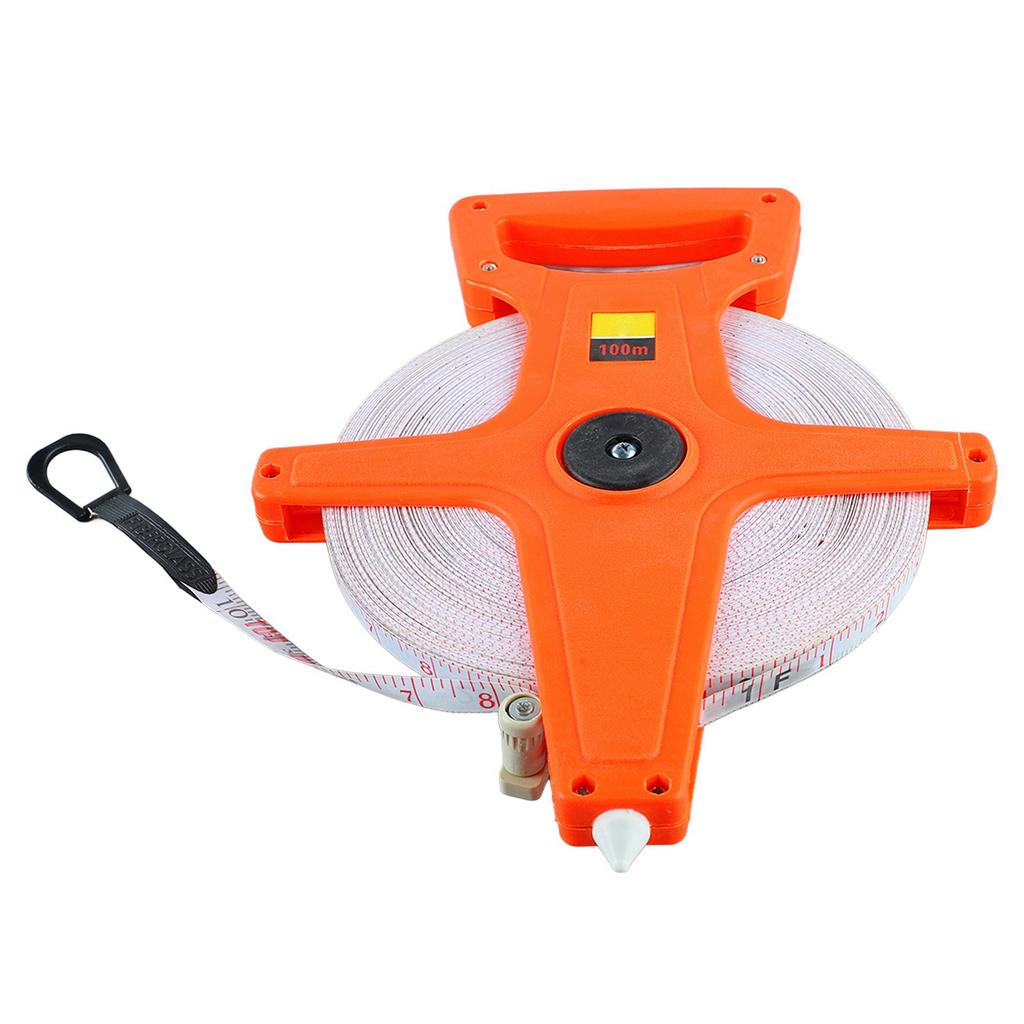 Fiberglass Measuring Tape Retractable Erosion Proof Foldable Long Measure 100meter