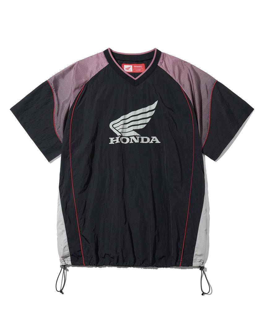 PHYPS MOTORCYCLE Speed Track Nylon T-Shirt Pink