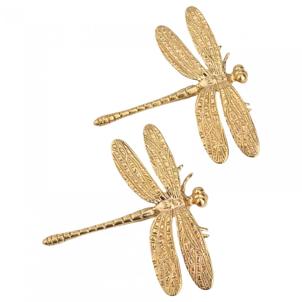 Trendy Brass Dragonfly Drawer Pulls for Enhancing Furniture Aesthetics