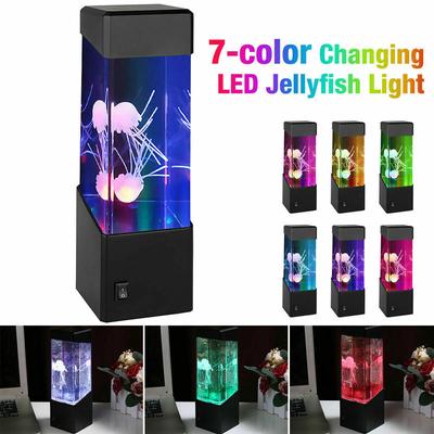 LED Kwallen Lava Lamp Simulatie Kwallen Kleurrijke Slaapkamer Nachtlampje Huisdecoratie