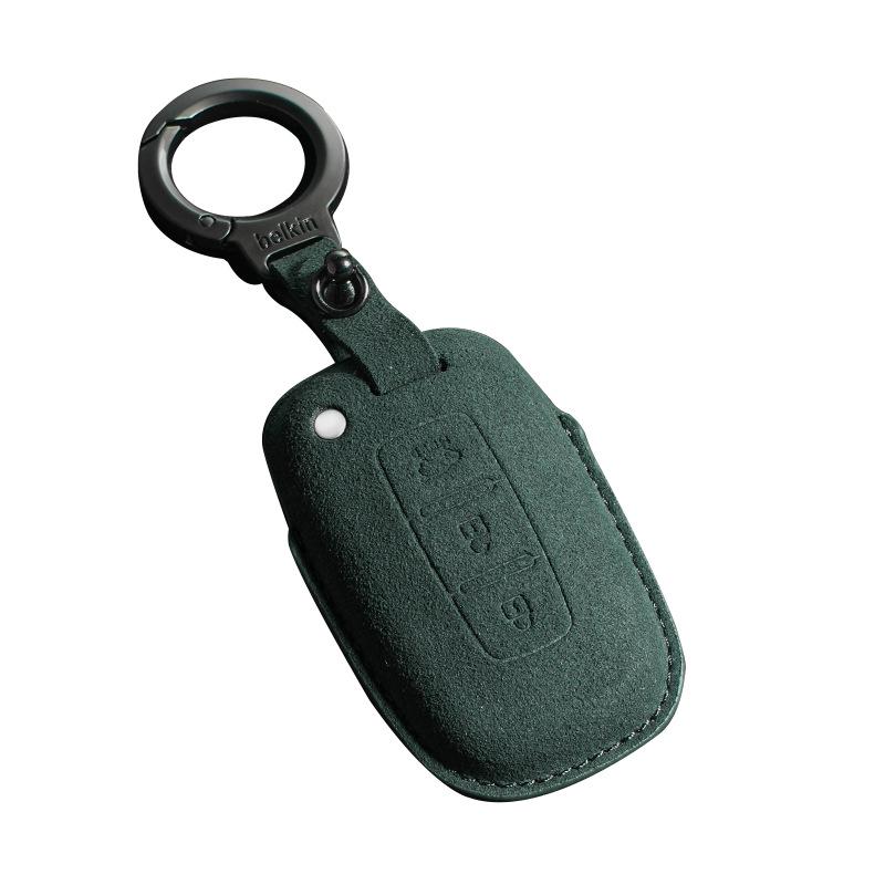 Wildleder Schlüsselanhänger Hülle für Kia Sportage, K2, K5, Forte