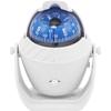 Sea Marine Compass with Mount Compasses Ball Waterproof for Boat Caravan White Sea Marine Compass with Mount for Boat Caravan Truck Car Navigation