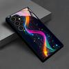Cyber Neon Pattern Glass Phone Case Suitable for Samsung Galaxy S26 S25 S24 S22 S21 S20 FE/Ultra/Plus Anti Drop Back Cover