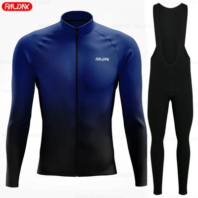 Traje de Ciclismo Respirável de Verão 2026 Raudax Primavera e Outono Conjuntos de Camisa Roupas Masculinas Bicicleta de Estrada Montanha Manga Longa Roupa De Ciclismo Clothing