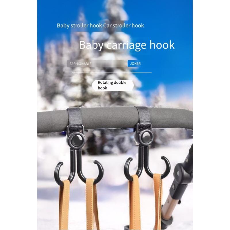 2 Pezzi Gancio Veicolo Elettrico Forte Portante Artefatto di Sospensione Gancio per Passeggino Carrello Passeggino Gancio Universale per Carrello Bambini Universale