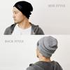Avirex Knit Cap Beanie Gray (Type A, (Jacquard Knit))