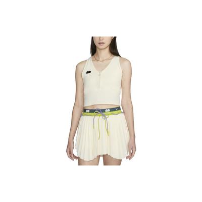 X Naomi Osaka Collaboration Solid Color Sports Tank Top Women Tops Coconut-Milk DX1813-113