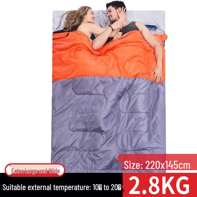 Tri-polar Double Camping Sleeping Bag