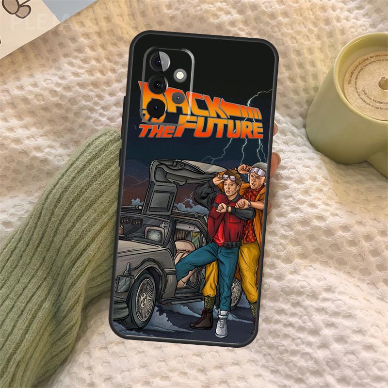 

Back to the Future Phone Case For Samsung Galaxy A12 A32 A52 A22 A72 A31 A51 A71 A50 A70 A21S A52S A53 Cover Samsung A71 4G