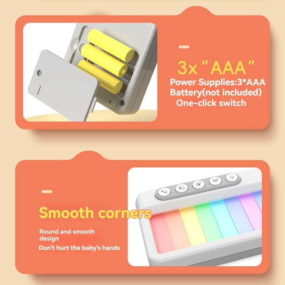 Colorful Kids Electronic Piano Toy Light Piano Keyboard Toy Kids Music Piano  Preschool