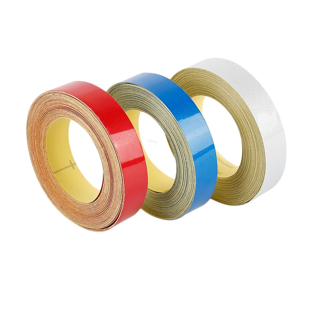 1cm*5m Car Reflective Tape Warning Safety Car Decoration Sticker Reflector Protective Strip Film Motorcycle Auto Stickers