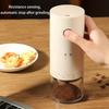 Portable Electric Coffee Bean Grinder 38 Gears External Adjustable USB Charge 1500mAh Rechargeable Household Mini Coffee Machine