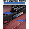 Car Seat Gap Filler, Seat Side Gap Filler With Organizer, 2 In1 Seat Crevice Blocker, Universal Fit Car SUV Truck Fill The Gap Between Seat & Console