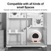 Rotating Automatic Cat Litter Box Self Cleaning and Deodorization with Touch Panel Enclosed