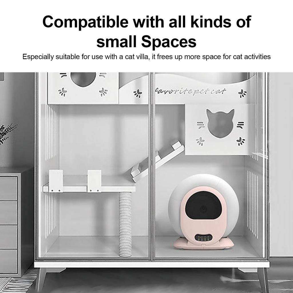 Rotating Automatic Cat Litter Box Self Cleaning and Deodorization with Touch Panel Enclosed