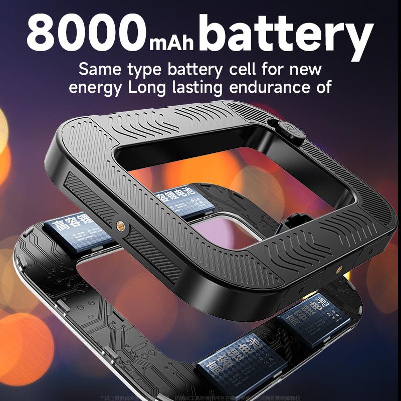 Handheld Rabbit Cage LED Ring Light Rechargeable Selfie Light Bluetooth Phone Video Stabilizer for Vlog TikTok YouTube Setup