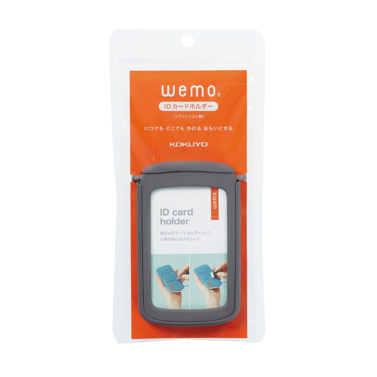 

KOKUYO ID card holder wemo gray NM-WES196M