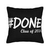 Class of  Senior Graduation Pillow Covers Merchandise Soft Cushion Cover Decoration  Pillow Case Cover Home Multiple Sizes