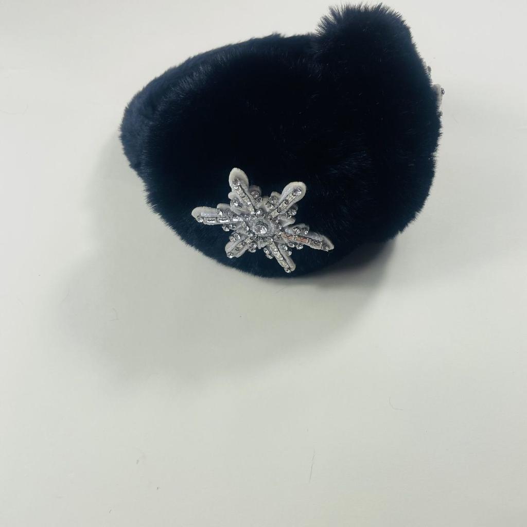 New Warm Ladies Hat Heavy Industry Shiny Pearl Cotton Winter Imitation Mink Baseball Cap Fashion Snowflake Hat