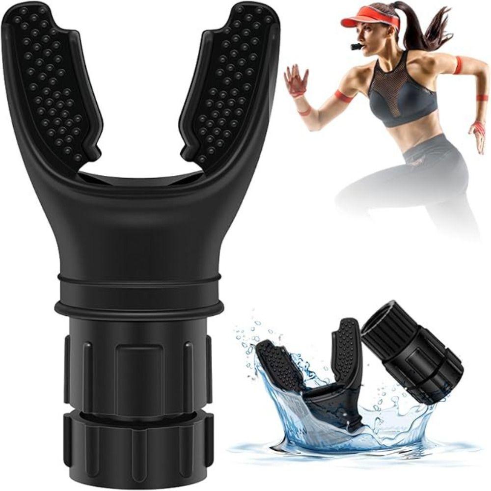 Silicone Lung Breathing Training Device for Exercise Training Improving Lung Capacity