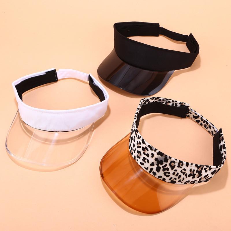 Summer Pvc Sun Hat With Extended Brim For Outdoor Beach Activities And Casual Wear
