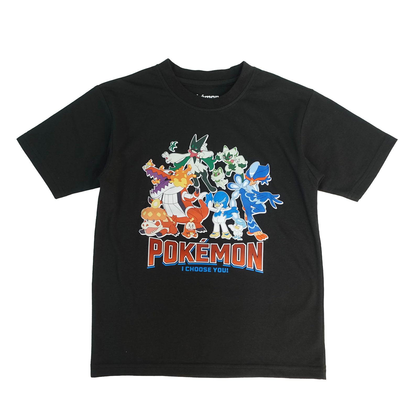 

Футболка Fineplus с коротким рукавом Pokemon SV Partners и защитой от комаров, Влагоотводящая, Быстросохнущая, Антибактериальная, Устойчивая к запаху, чёрный