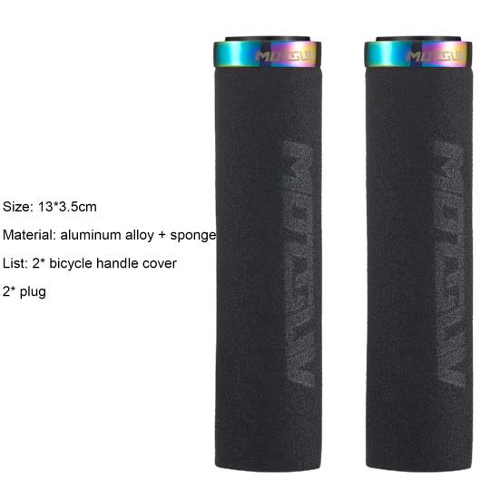 1 par de luvas de guiador de esponja de alta densidade da moda, equipamentos de ciclismo resistentes à corrosão