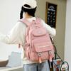 Mode Mittelschule College Student Schultasche Rucksack für Damen Große Kapazität Campus Prinzessin Straße Outdoor