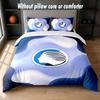 Set Biancheria da Letto Design Atalanta FC 1 Copripiumino + 2 Federe Morbido Traspirante Biancheria da Letto per la Casa