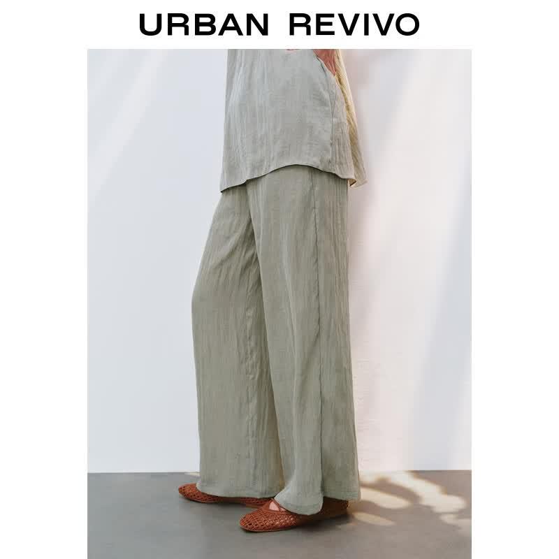 UR Women's Summer Drawstring Wide-Leg Pants
